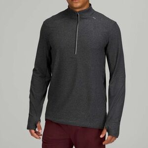 [XXL]Lululemon Surge Warm Half-Zip
Heathered Graphite Grey Pullover Shirt
